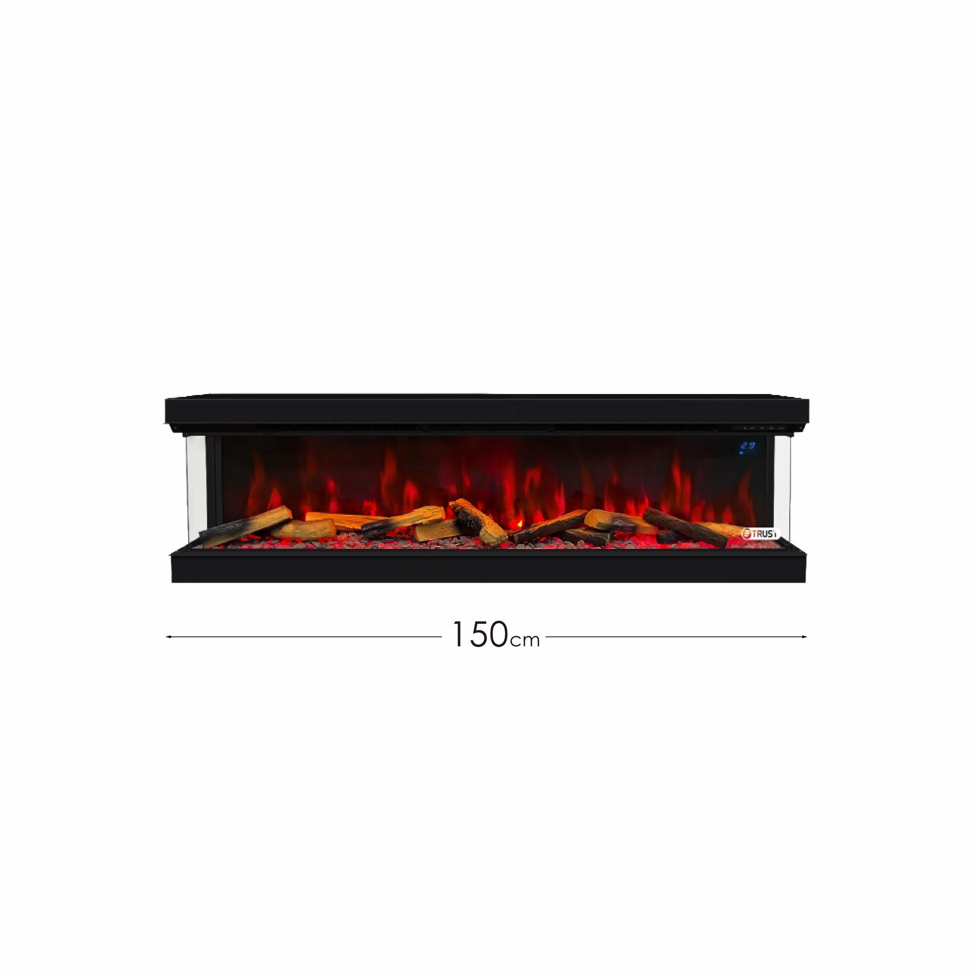 ELECTRIC FIREPLACE 150cm 3D with speaker